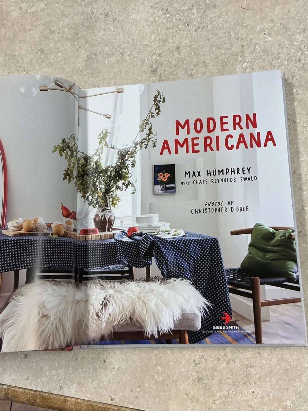 Max Humphrey Modern Americana 2021 HB Gibbs Smith 1st Edition coffee table book